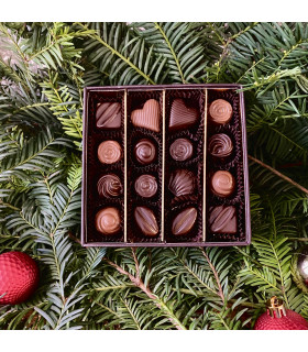 Boite chocolat fins de Noël 125gr - Abbaye d'Igny