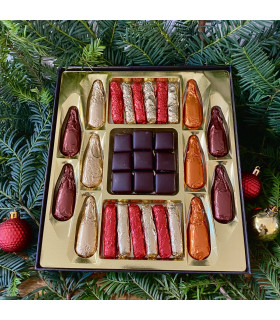 Assortiment de chocolats de Noël 300g - Abbaye de Bonneval