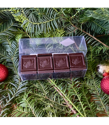 Carrés de chocolat pour le café 200 gr