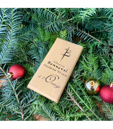 Tablette de chocolat à l'orange 100g