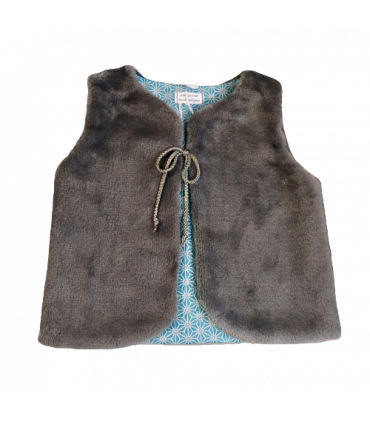 Gilet de berger gris 3 ans