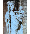 Carte Notre Dame de Paris (détail) - Abbaye d'En Calcat