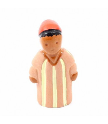 Petit santon de Jouarre - Crèche B2 - Chamelier