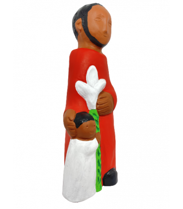 Santon Saint Joseph au Lys