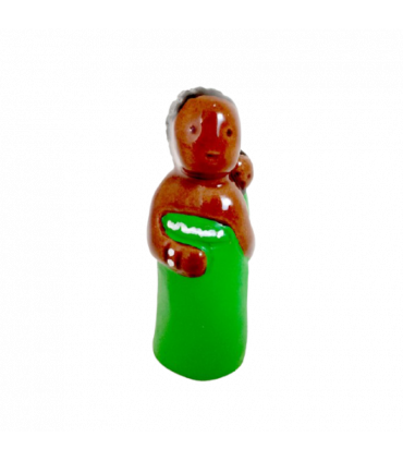 Petit santon de Jouarre - Crèche B2 - Femme africaine
