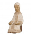 Vierge Marie blanc bronze paysanne