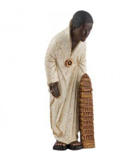Mage africain Mechior robe blanche