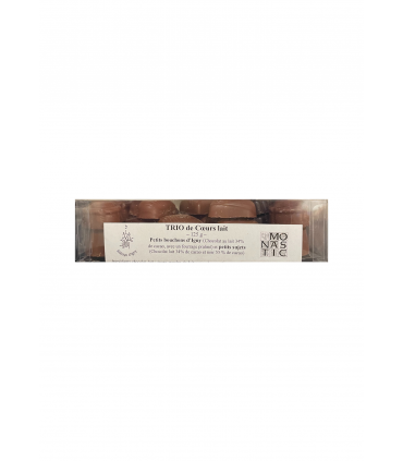 Trio de cœurs lait 125g