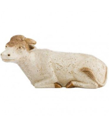 Santon - Boeuf blanc en dolomie 30cm