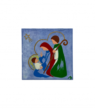 Notre Dame voile rouge en céramique