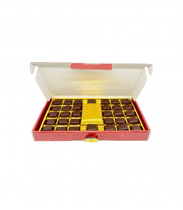 Pâtes de fruits enrobées de chocolat noir