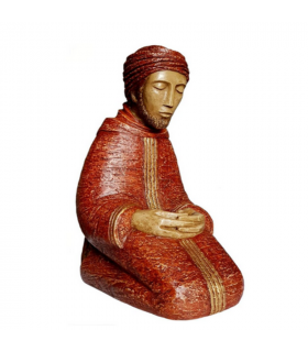 Santon - Saint Joseph rouge de 27cm