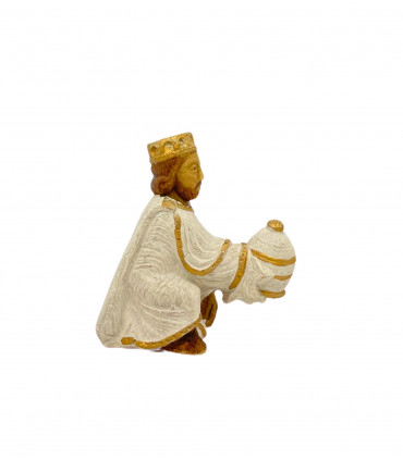 Santon de la crèche d'Autun - Roi mage persan