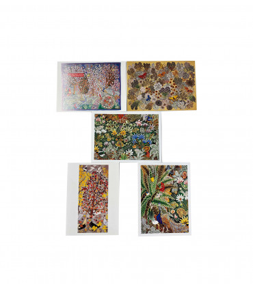 Pack 5 cartes + enveloppes - Tapisserie Robert 1