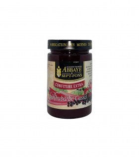 Confiture Extra RHUBARBE-CASSIS 370g