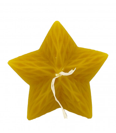 Bougie étoile filet