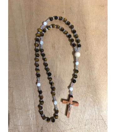 Chapelet en pierres semi-précieuses - Carmel d'Avranches