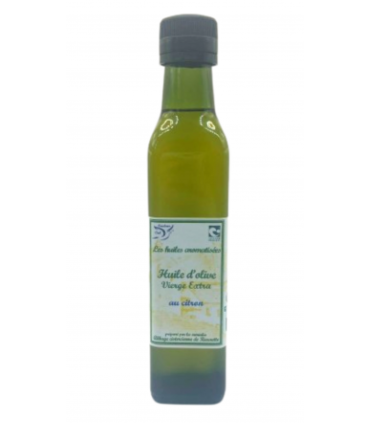 Huile d'olive extra vierge au citron