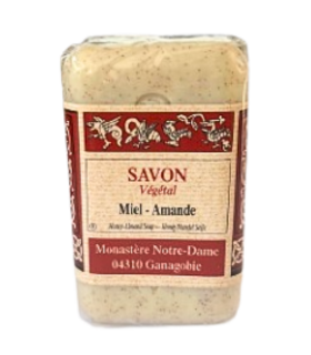 Savon végétal miel-amande - Monastère de Ganagobie