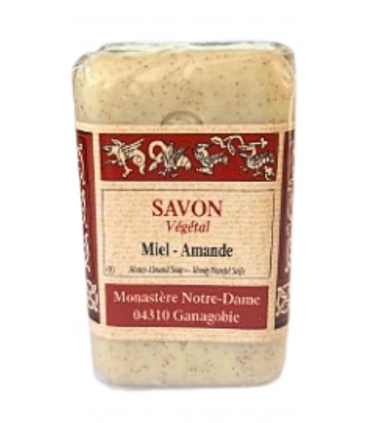 Savon végétal miel-amande - Monastère de Ganagobie
