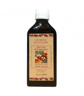 Pur jus d'argousier des Alpes du Sud - Les Moines de Ganagobie