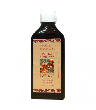 Pur jus d'argousier des Alpes du Sud - Les Moines de Ganagobie