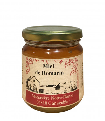 Miel de romarin récolté en France - Monastère de Ganagobie
