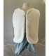 Gilet berger blanc fille - 3 ans