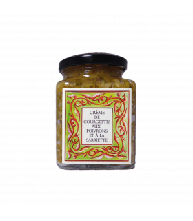 Crème de courgettes poivrons et sarriette bio- Monastère de Solan-255g
