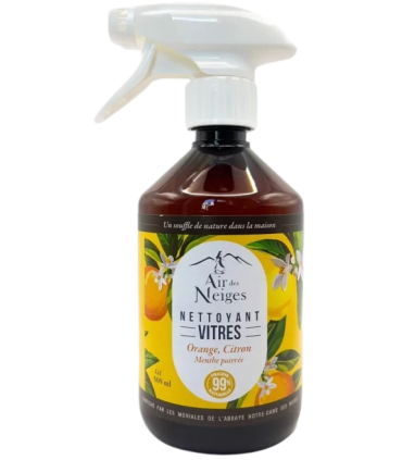 Nettoyant vitres - Orange, Citron, Menthe poivrée