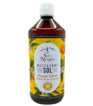 Nettoyant Sol - Orange, Citron, Menthe poivrée, Curcuma