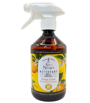 Nettoyant Multi-surfaces - Orange, Citron, Menthe poivré, Curcuma