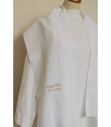 Écharpe de Sacrements Personnalisée