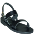 Sandales Femme Hildegarde noires - Taille 35