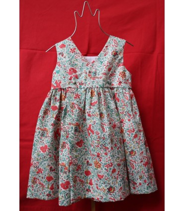 Robe Philippa à fleurs 2 ans