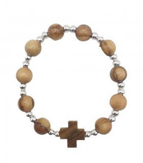 Dizainier bracelet adulte bois et argent