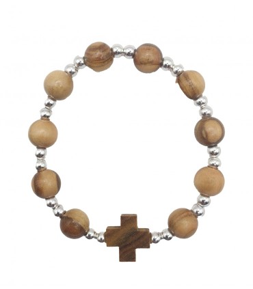 Dizainier bracelet adulte bois et argent
