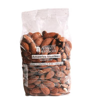 Amandes toastées décortiquées