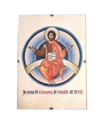 Cadre Christ - Je suis le chemin