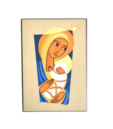 Plaque bois - En tes bras Marie