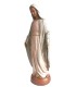 Vierge Notre Dame de grâce - Bois - 32 cm - manteau blanc
