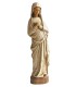 Statue de la vierge à l'annonciation en bois - 51cm