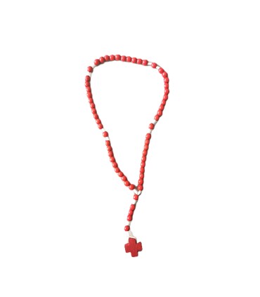 Chapelet bois rouge