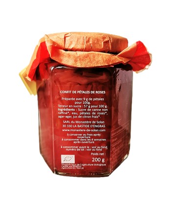 Confiture de pétales de rose