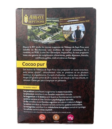 Cacao Bio 200g - maigre -