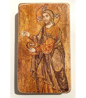 Icone Christ donnant la communion M-Briand 14,5 cm x 8 cm