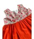 Robe Philippa en Velours orange