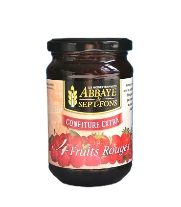 Confiture extra 4 fruits rouges