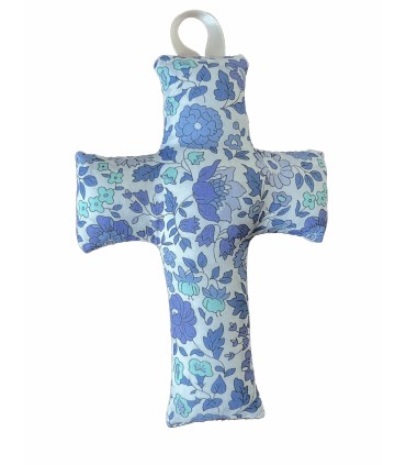 Croix en tissu Liberty
