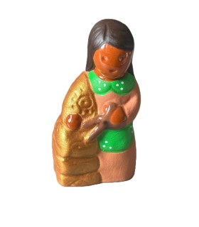 Nouveau - Santon couturière - Crèche B2